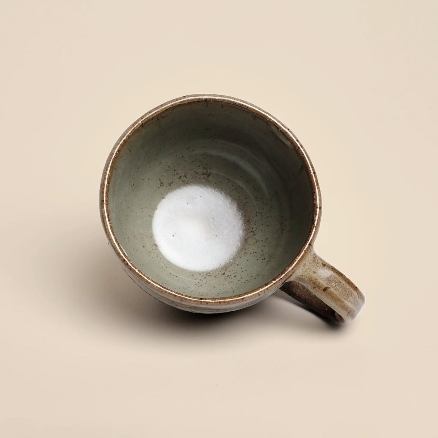 Terra Vibe ceramic cup made from brown and beige clay, size 250ml
