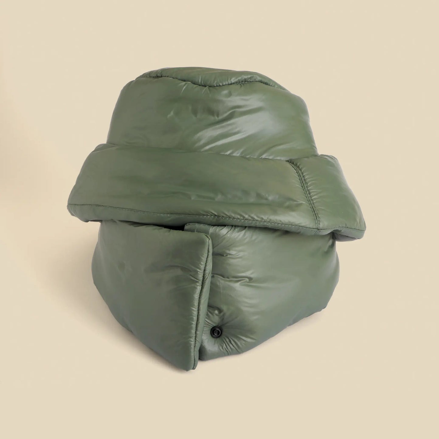 Dew Drop Winter Hat handmade from coated coughlin, available in several colours.