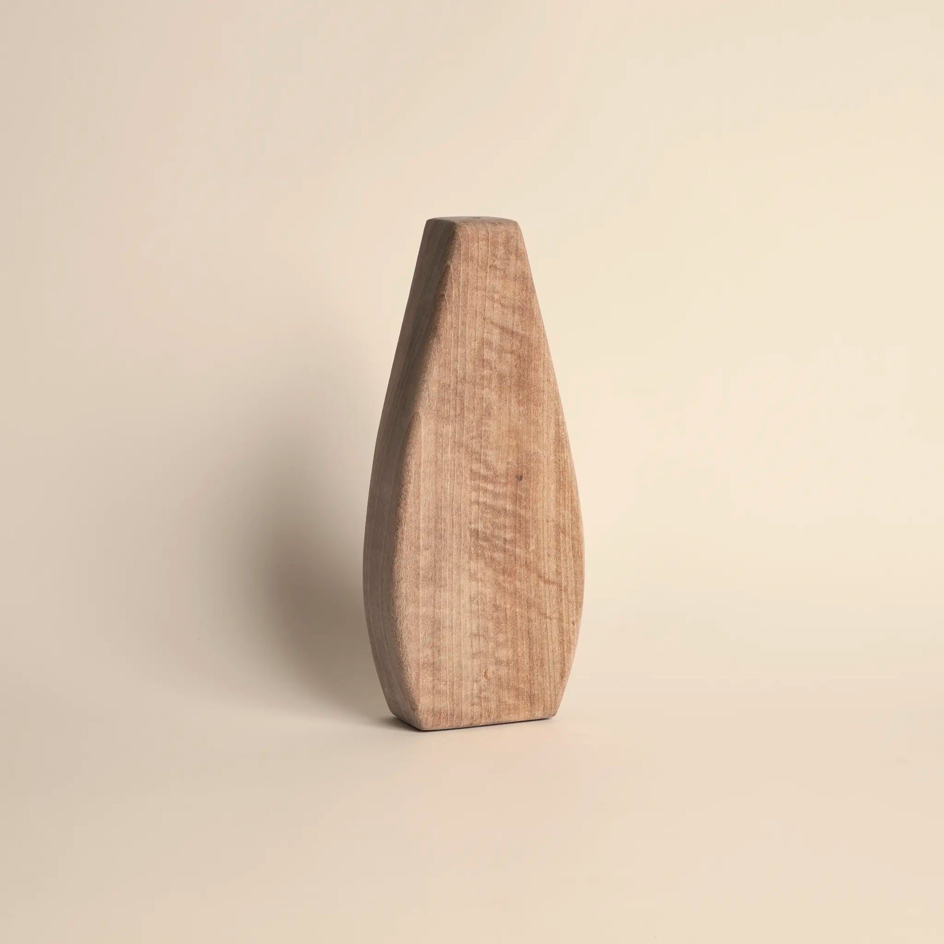 Wooden vase handmade from walnut wood