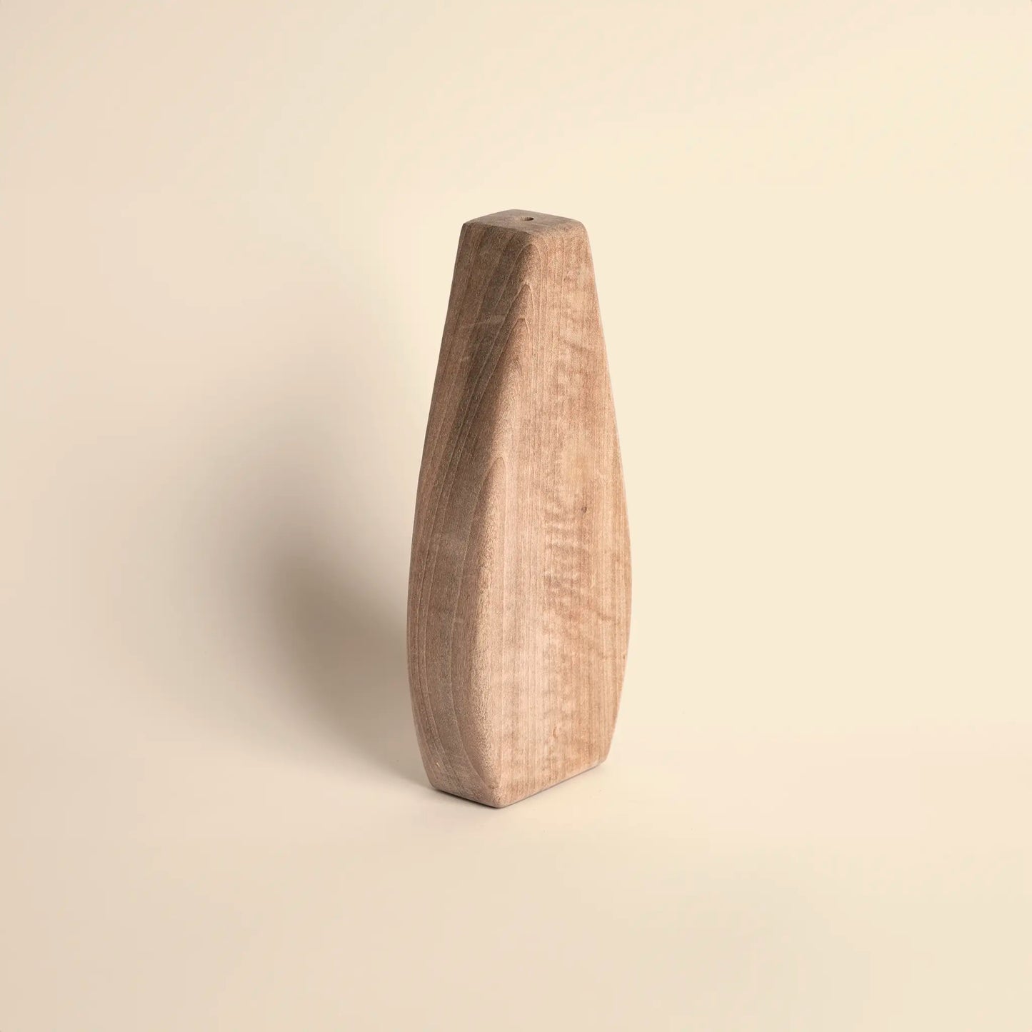 Wooden vase handmade from walnut wood