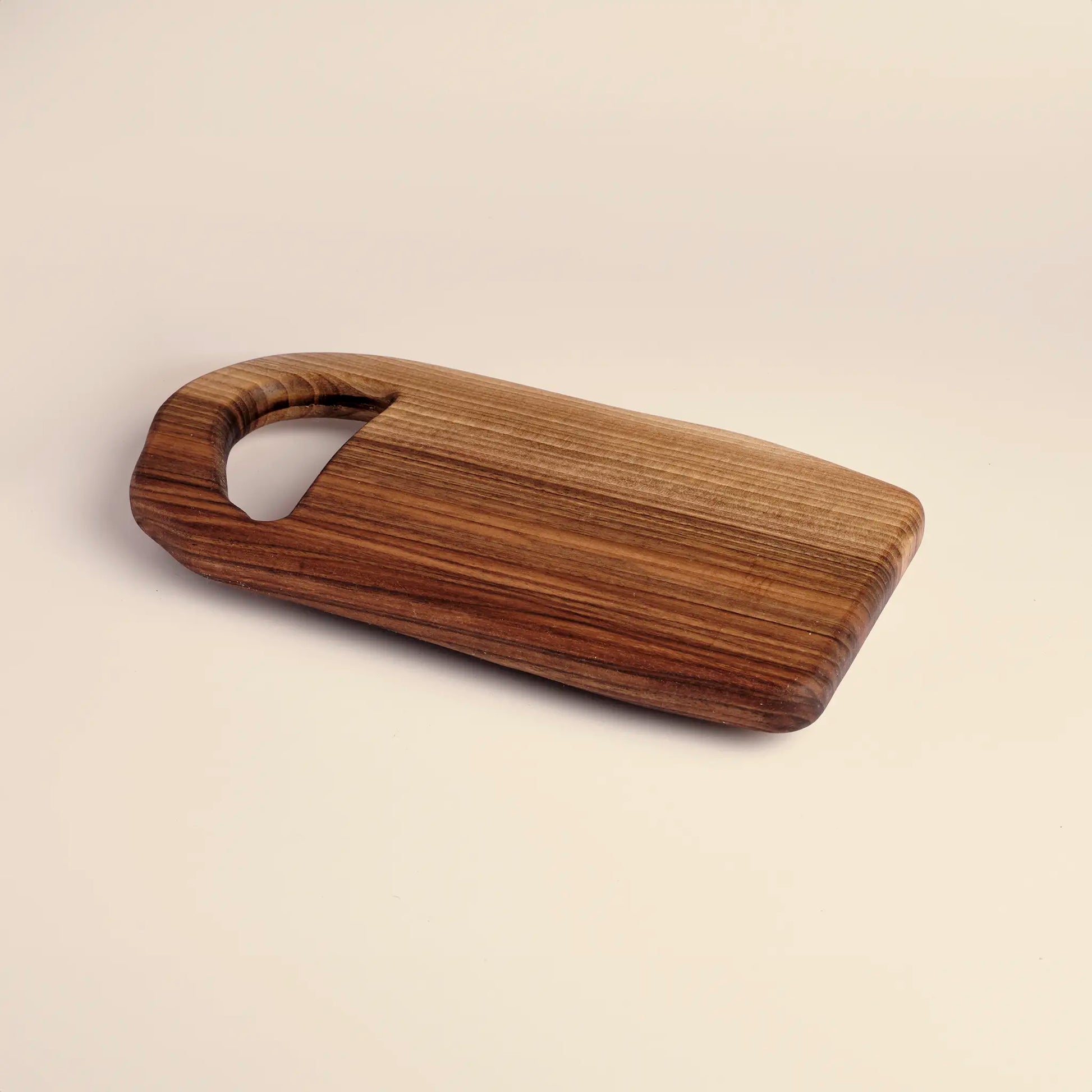 Cutting board handmade from walnut wood.