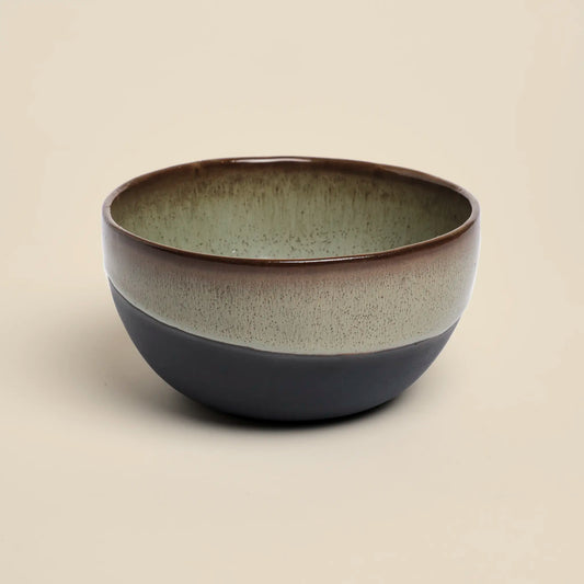 Moss&Shadow ceramics bowl is a black and green bowl handmade from black clay. Perfect for dining experience.